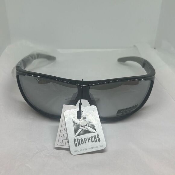 Choppers CP6768 Biker Sunglasses – UV400 Protection | Wrap Oval Design - Picture 3 of 3